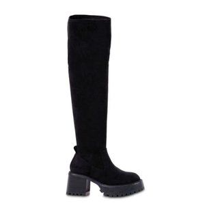 MIA TAUPE DAILY OVER-THE-KNEE BOOT - NIB